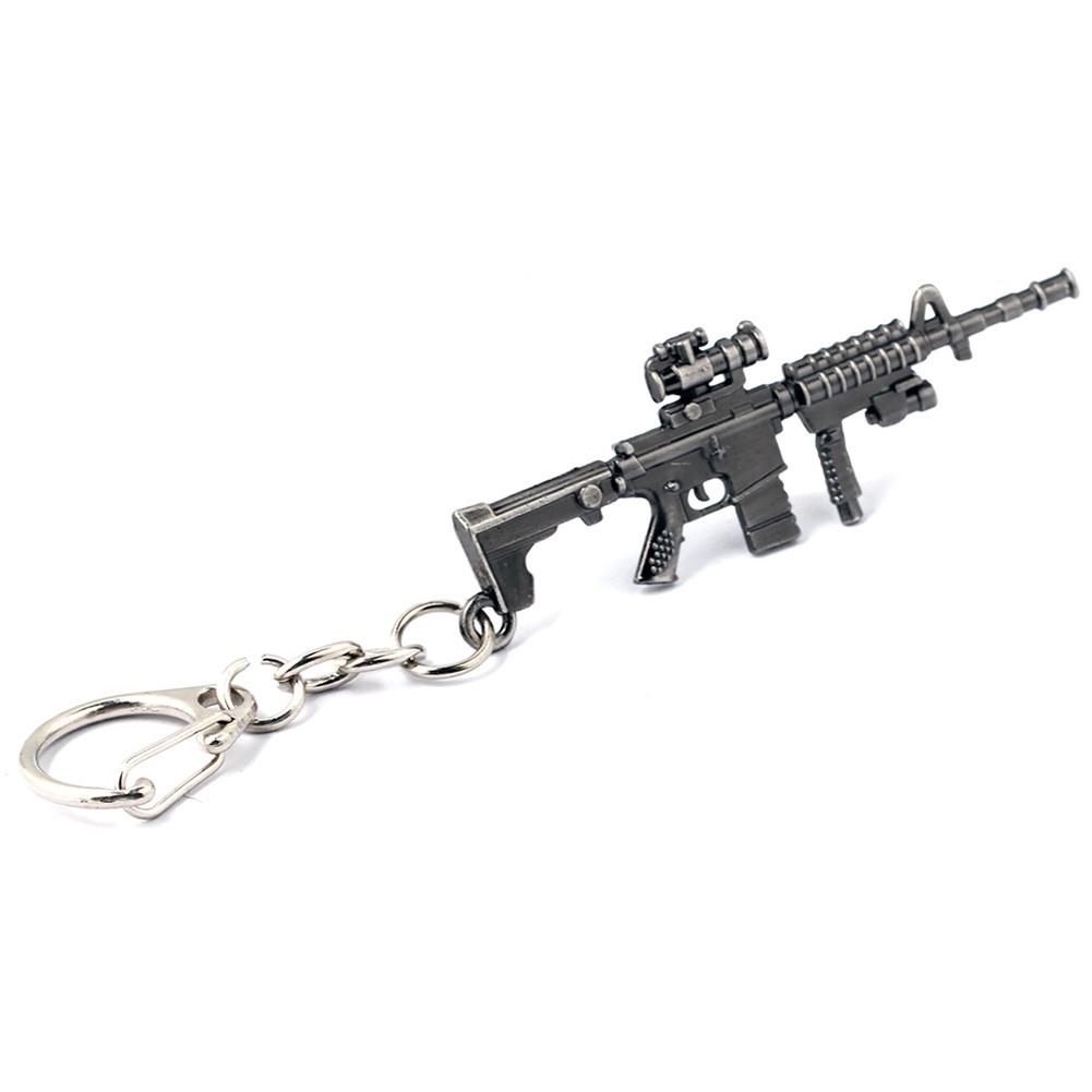 1pcs Automatic Rifle Gun Model Keychain Metal Pendant Key Chain Jewelry ...