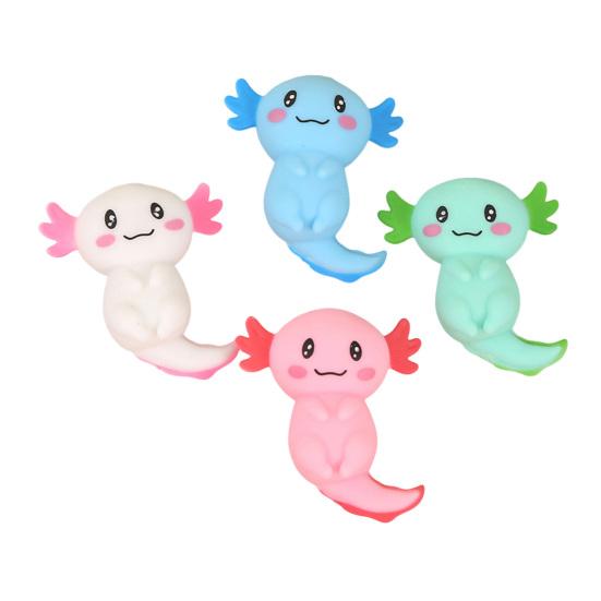 Cartoon Salamander Squeeze Toy Stress Relief Salamander Stress Ball Sensory Toy Decompression Animal Fidget Toy Party Favors