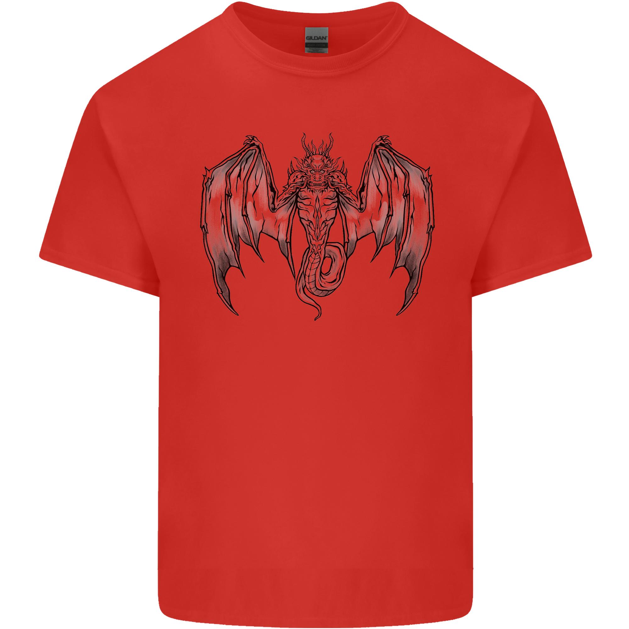 Serpent Dragon Gothic Fantasy Heavy Metal Unisexs Light Cotton TShirt S
