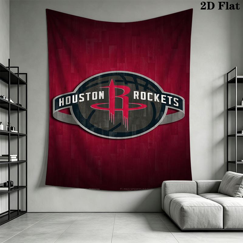 Houston Rockets Logo Art Print Bedding 1 Duvet Cover 2 Pillowcase Without Core Soft And Comfortable Bedding Set Duvet Cover And Pillowcase