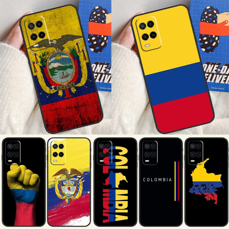Colombia Flag Case For Oppo A96 A76 A16 A74 A94 A54 S A57 A77 A58 A78 A98 A5 A9 A91 A15 A17 A52 A72 Cover