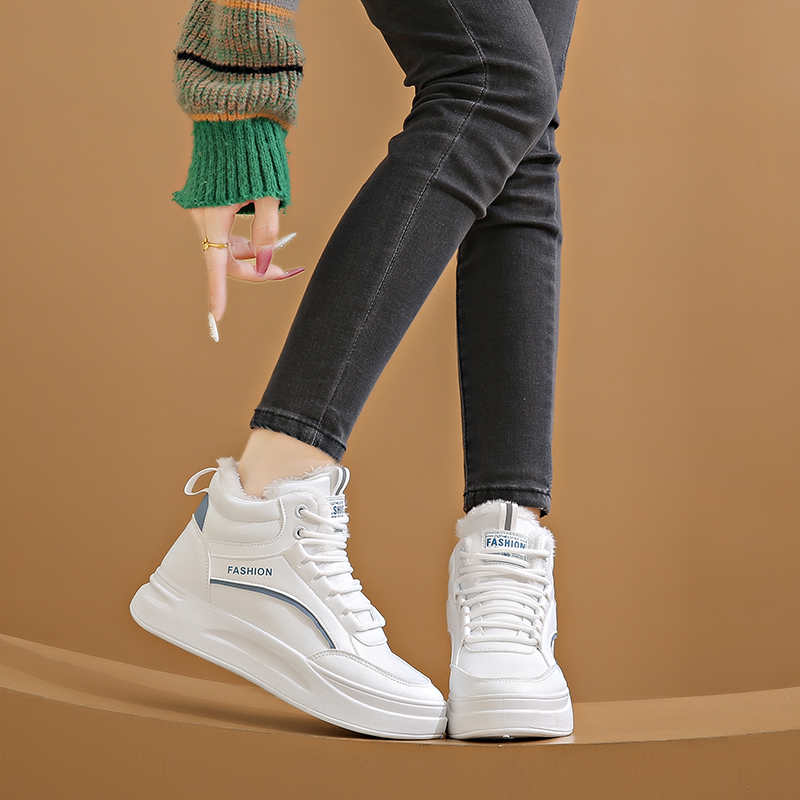 Fashion Warm Round Nose Woman Shoes Heel Minimalist Shoes Woman Shoes For Women Heel Sneakers Sport Zapatiilas Pas Cher Workout