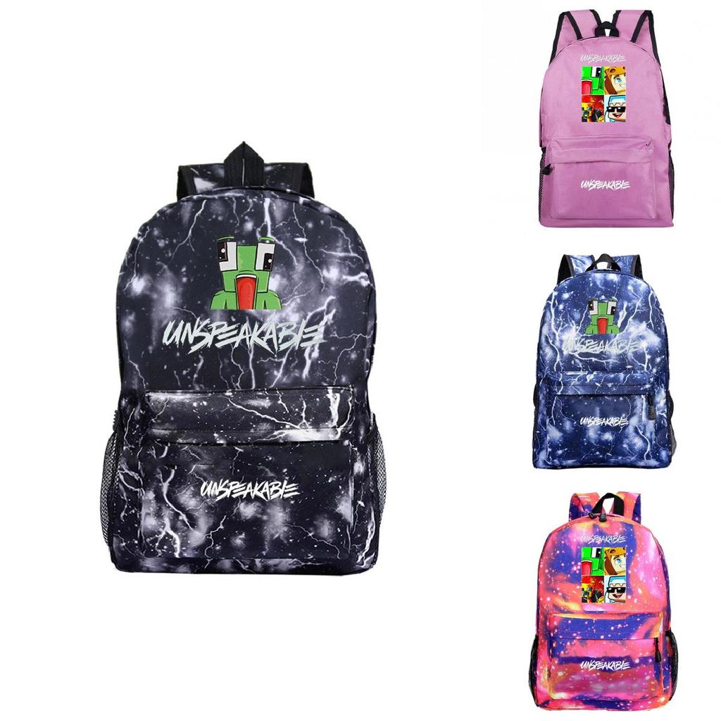 Unspeakable Backpack With Adjustable Straps And Soft Handle
