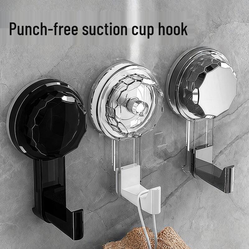 LIEI Bathroom Rotating Suction Cup Hook