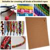 Portable Weaving Aid Board for Tassels Knotting Handcraft Silicone Materials Safe Designs