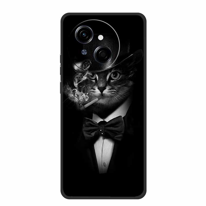 For Tecno Spark Go 1S Case KL4h Coque Popular Black Silicone Soft Back Cover Case For Tecno Spark Go 1 S Phone Case Cover 6.67"