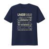 LNER Class A Locomotive Train T Shirt Unisexs Blueprints Birthday  vintage Washed Breathable streetwear Stretched Soft