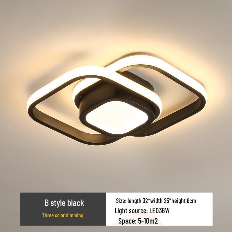 Modern Minimalist Ceiling Light for Living Room, Bedroom, Hallway, or Balcony