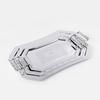 Stainless Steel Storage Tray Metal Elegant Organizer Multifunction Trays for Fruit Candy Dessert Pastry Cookie Biscuit