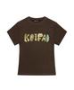 KAIFAI Strata Short Sleeve T-Shirt (Brown) K26Qb232
