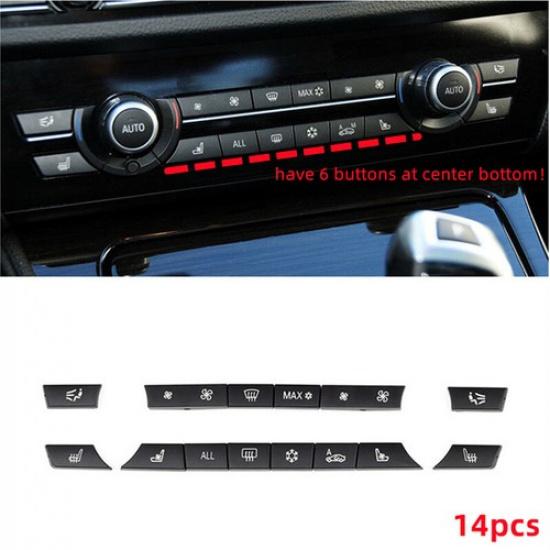 Car A/C Heater Switch Button Key Replacement for BMW 5 6 7 Series F07 F10 F11
