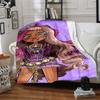 1Pc Purple Fashion Fantasy Blanket For Couch Bed Plush Cozy Fuzzy Blanket Super Soft Warm Blankets For Fall And Winter 091836