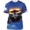 Ny mote kul bjelle Mazinger Z Herre 3D-printet T-skjorte sommer avslappet topp