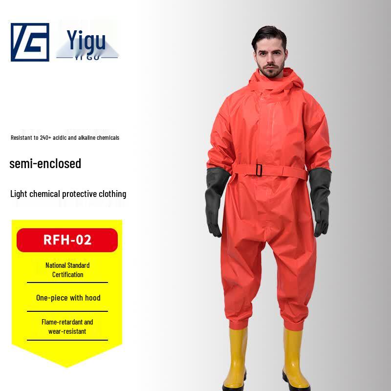 Yigu Lightweight PVC Chemical Protective Suit