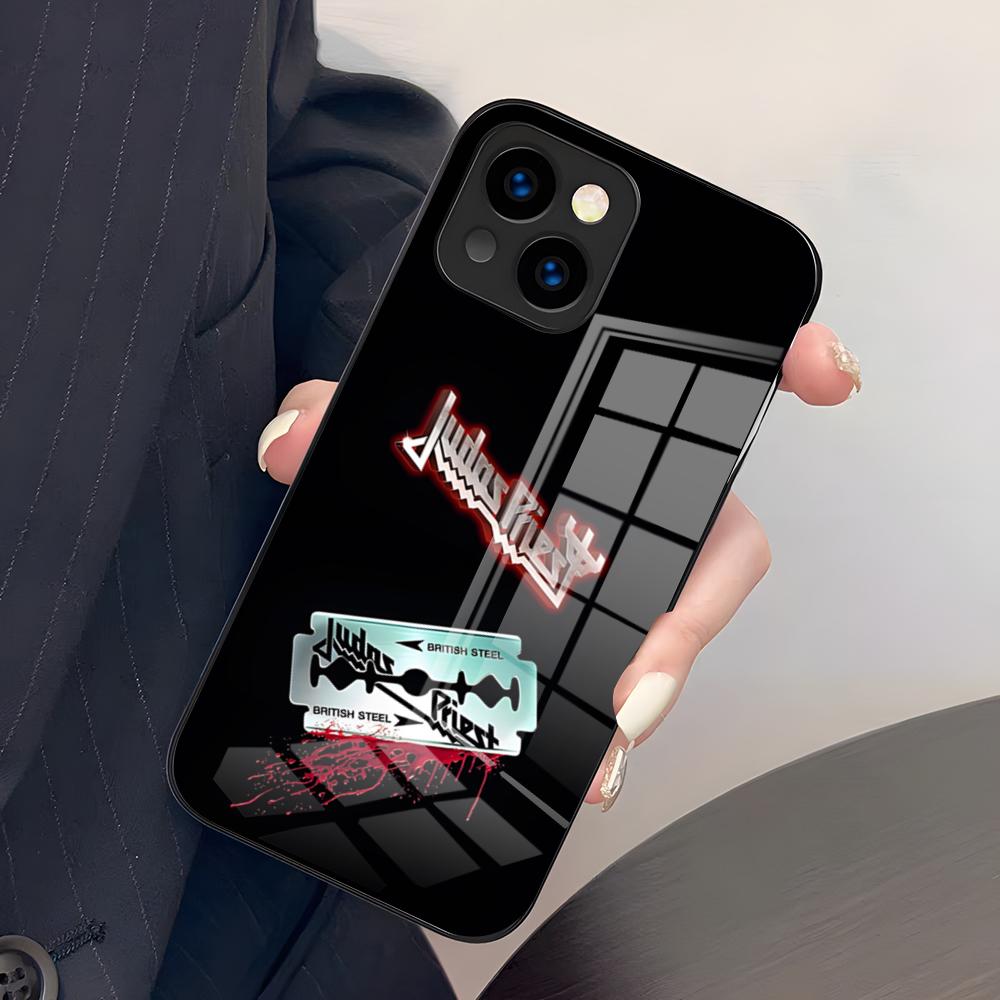 J-Judas Priest Phone Case For IPhone 17 Pro Max 15 Pro 16 14 Plus 12 13 Mini 11 Pro Shockproof Glass Cover
