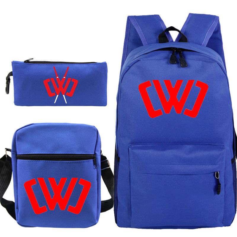 Popular game merchandise printed backpack popular student bag three-piece set