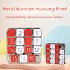 Metal Number Moving Sliding Children's Jigsaw Puzzle Puzzle Reduce Pressure Toy School Kindergarten Gift Gifts for Kids Games