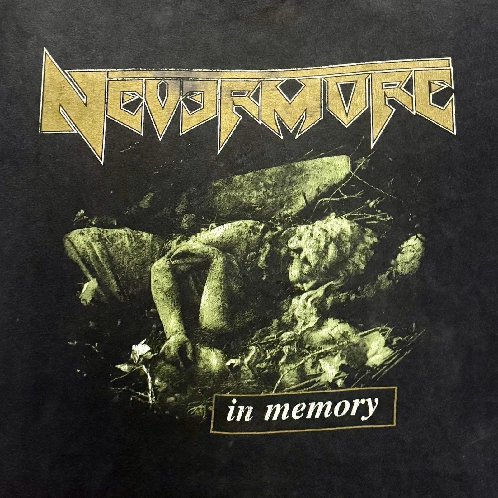In Memory Nevermore Metal Band Fade European Tour T-shirt S to 5XL 2F2070 XXXXL