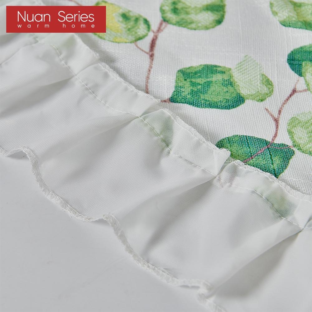 1PC Nuan Series Fresh Pastoral Style Printed Light and Thin Curtain Head Decorative Kitchen Door Curtain