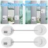 2Pcs 3-digit Baby Safety Password Lock Multi-Functional Window Password Lock  Home Security