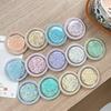 Creative Solid Color Epoxy Pearl Sequin Glitter Mobile Phone Airbag Holder Magnetic Desktop Support Lazy Ring