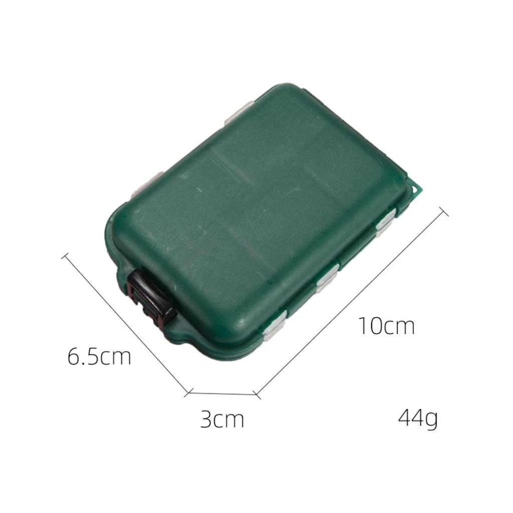 Fishing Tackle Box Fishing Storage Box Fishhook Organizer Tool Jig Double Sided