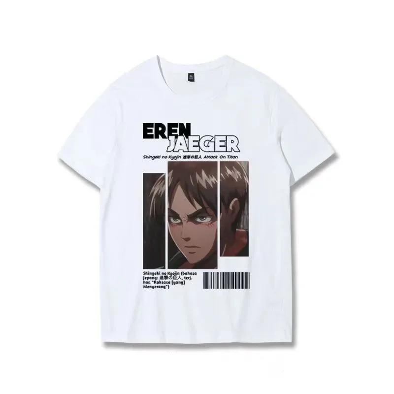 Japanese Anime T Shirt Scouting Legion Clothes Shingeki No Kyojin Tee Shirt Attack On Titan Giant Short-sleeve T-shir Men Women