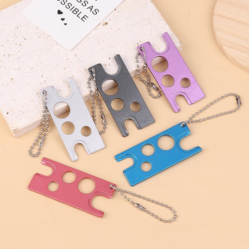 Universal Eyelash Glue Caps Opener Metal Essential Oil Bottle Opener Replacement Bottle Mouth Head Anti-Blocking Eyelash Tool