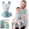 Baby Carrier, 6-in-1 Removable Baby Carrier Hip Seat for Newborn and Older Infants Adjustable Size