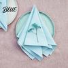 Durable Cloth Napkins Rustic Napkin 16 Inch Solid Color Linen Machine Exquisite Washable