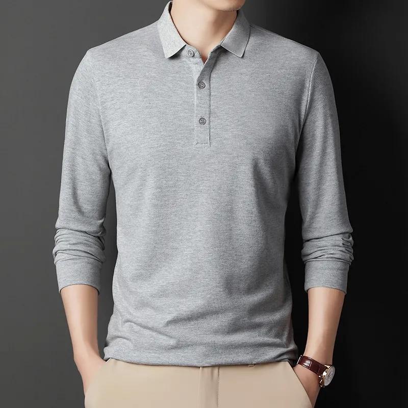 

Мужская рубашка поло Danmo с лацканами, однотонная, с коротким рукавом, повседневная, деловая, модная, облегающая рубашка поло XXXL серый