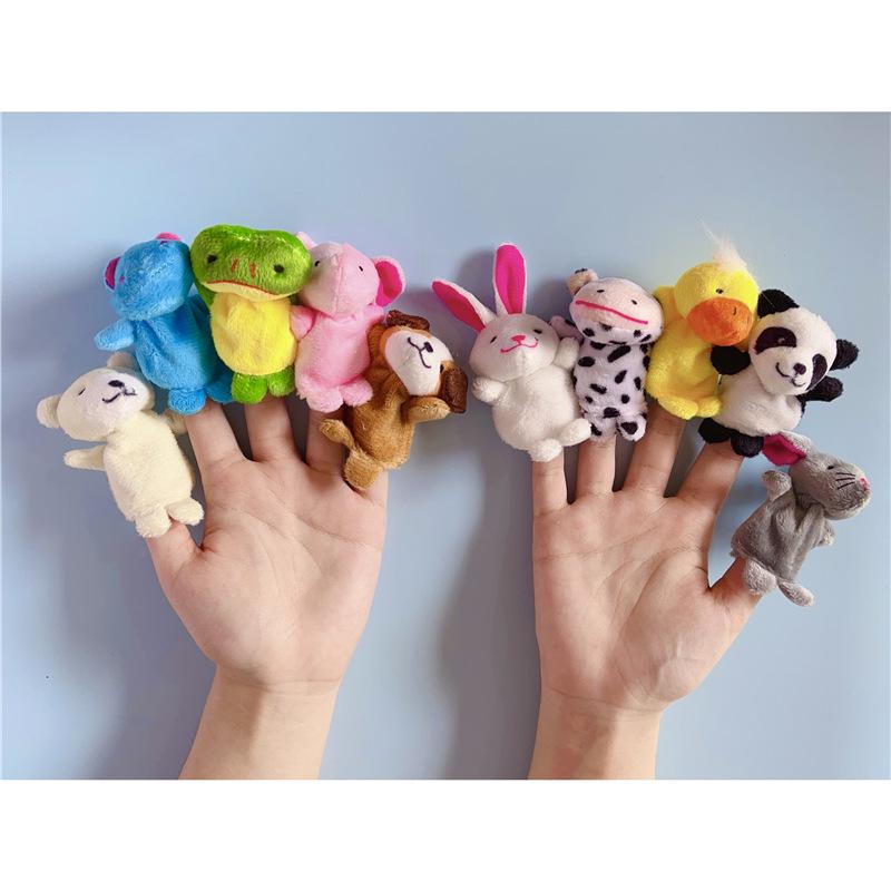 Animal Finger Puppet Display Rack for Kindergarten and Dollhouse Language Areas