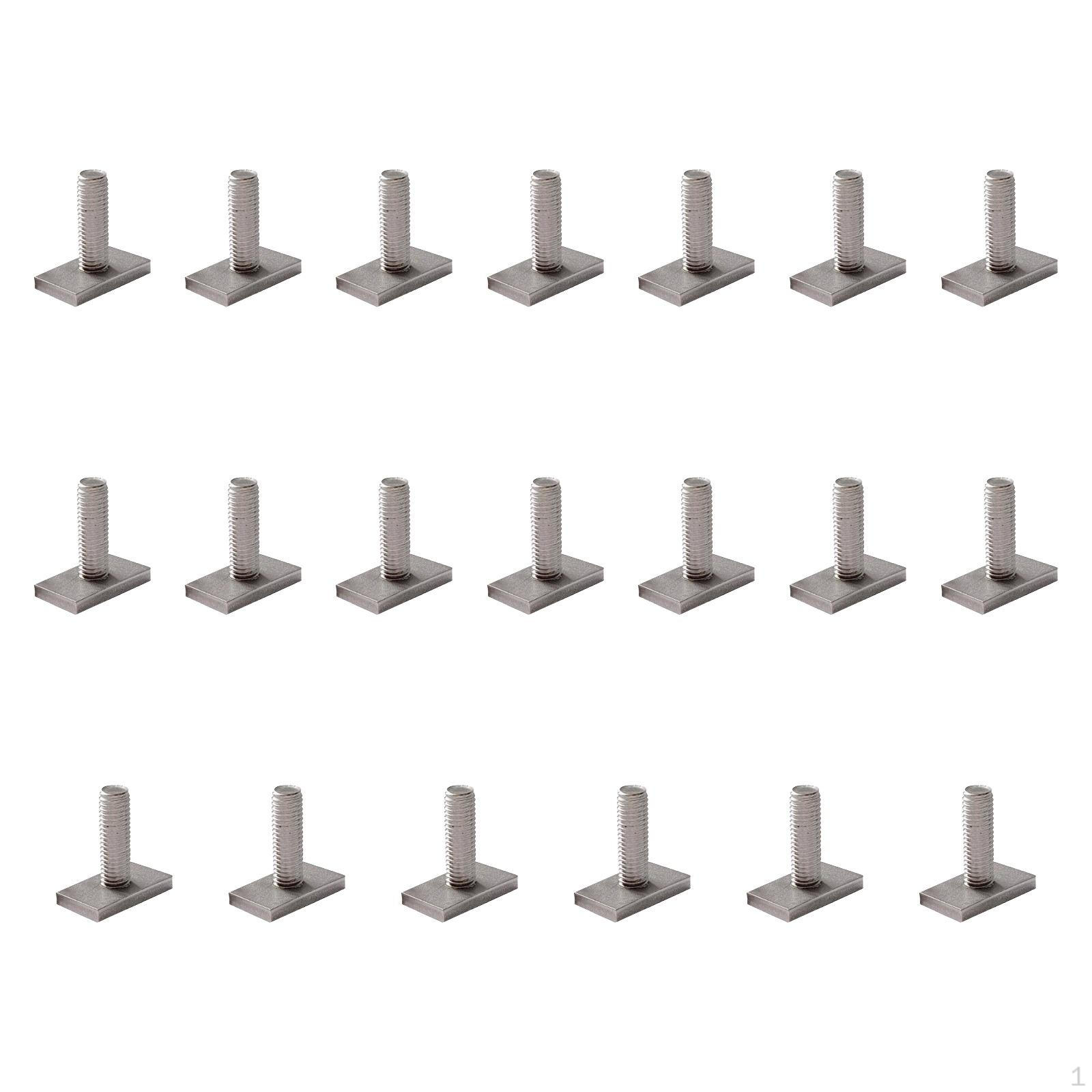 

20 болтов с Т-образным пазом прямоугольной формы для багажника на крышу вагона-перевозчика M8x16mm