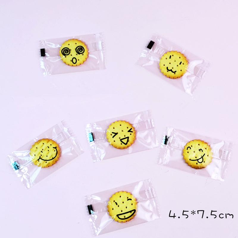 

100Pcs 4.5x7.5cm Mini Small Cute Cartoon Animal Package Button Biscuit Packaging Machine Sealing Cookie Snack Candy Sugar Bags 4.5x7.5cm&Other