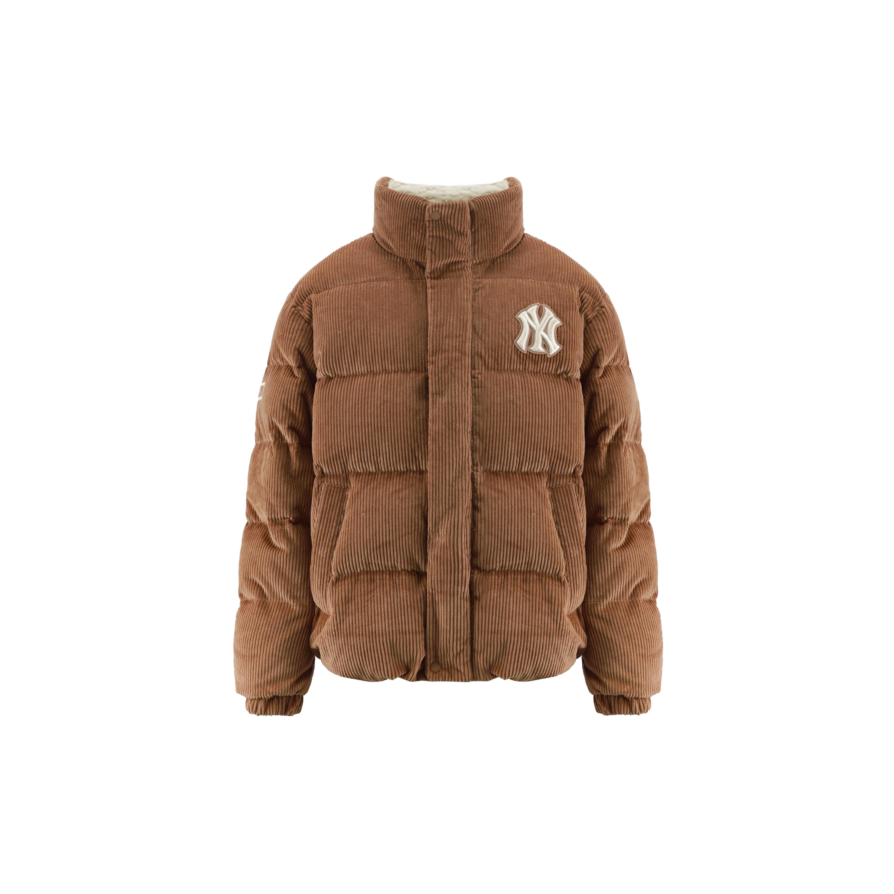 

New MLB Down Jacket Winter Unisex Dark Beige 3ADJC0116-50BGD XS