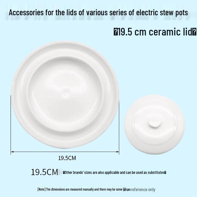 Visible Ceramic Lid for Electric Stew Pots