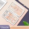 Rose-Gold 23-Piece Set Stainless Steel Nail Clipper Manicure Dead Skin Clipper Set