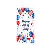 Independence Day Balloon Print Decorative Towel Soft Absorbent Microfiber Fabric for Home Kitchen Bath Use Fourth of July Theme