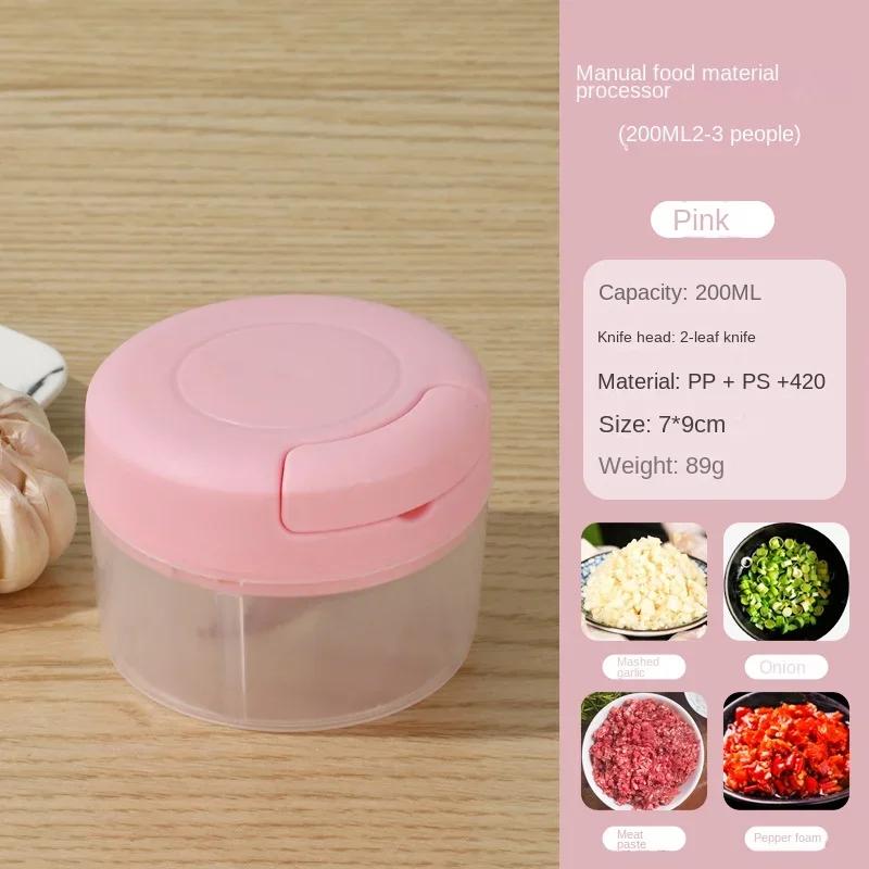 500/900ML Hand Chopper Manual Rope Food Processor Silcer Shredder Salad Maker Garlic Onion Cutter Kitchen Tool Accessories