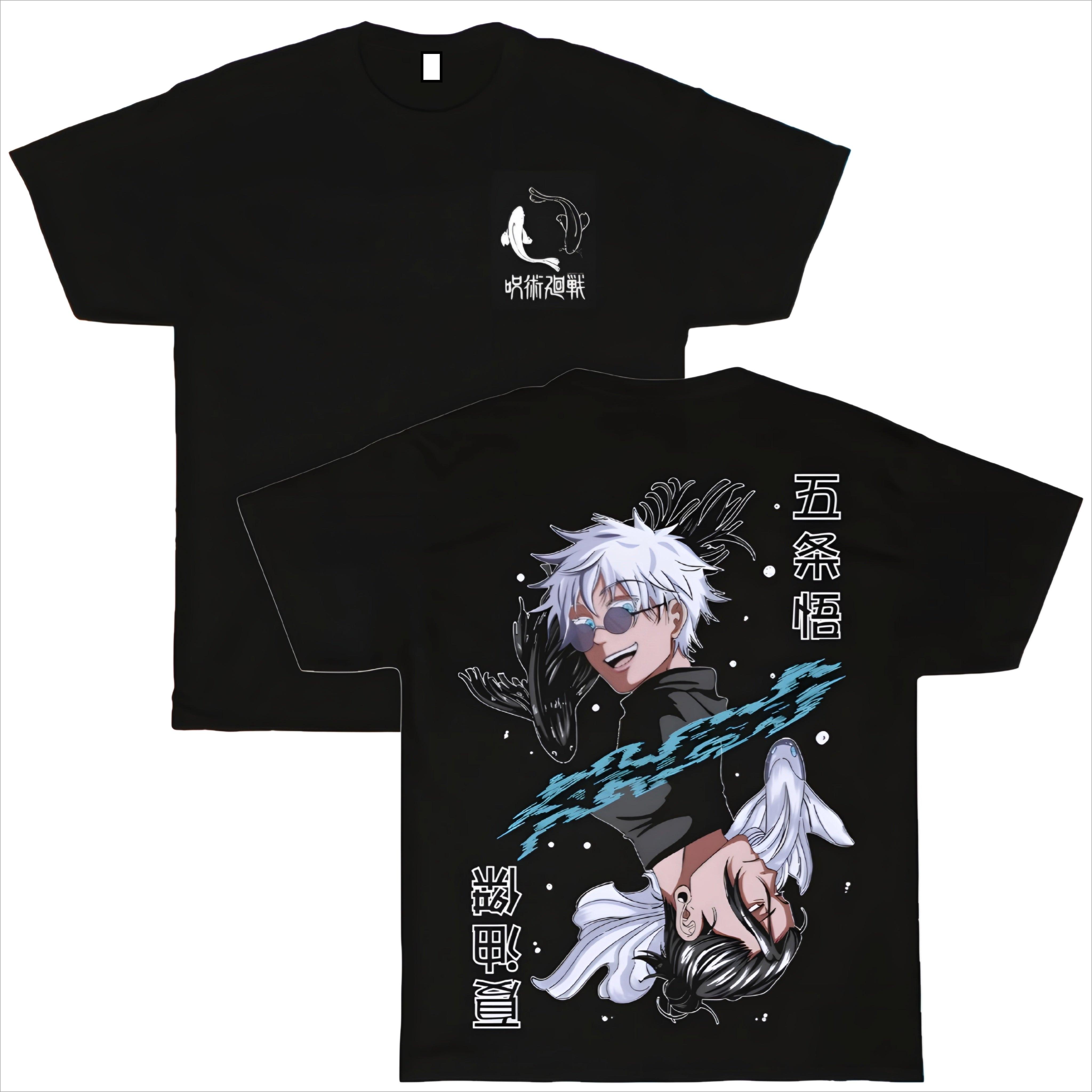 

Jujutsu Kaisen Satoru Gojo & Suguru Geto Anime Graphic T Shirt Manga Streetwear Cotton Oversized Tee for Fans S разноцветный