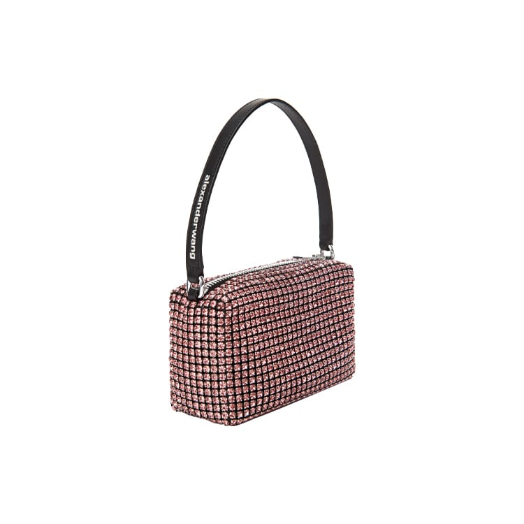 Alexander Wang Heiress Cow Leather Shoulder Bag, Handbag Medium Women's Pink 20121P71M671