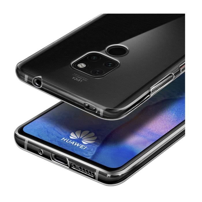 Coque - Phonillico® - MATE 20 - Gel TPU Transparent - Souple - Ultra Fine