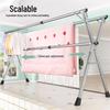 Bo Yi Duo Floor Folding Retractable Stainless Steel Clothes Drying Rack