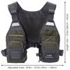 Breathable Fly Fishing Vest with Chest Pack, Lightweight Outdoor Fishing Gear with Storage Pockets, One Size Fits Most