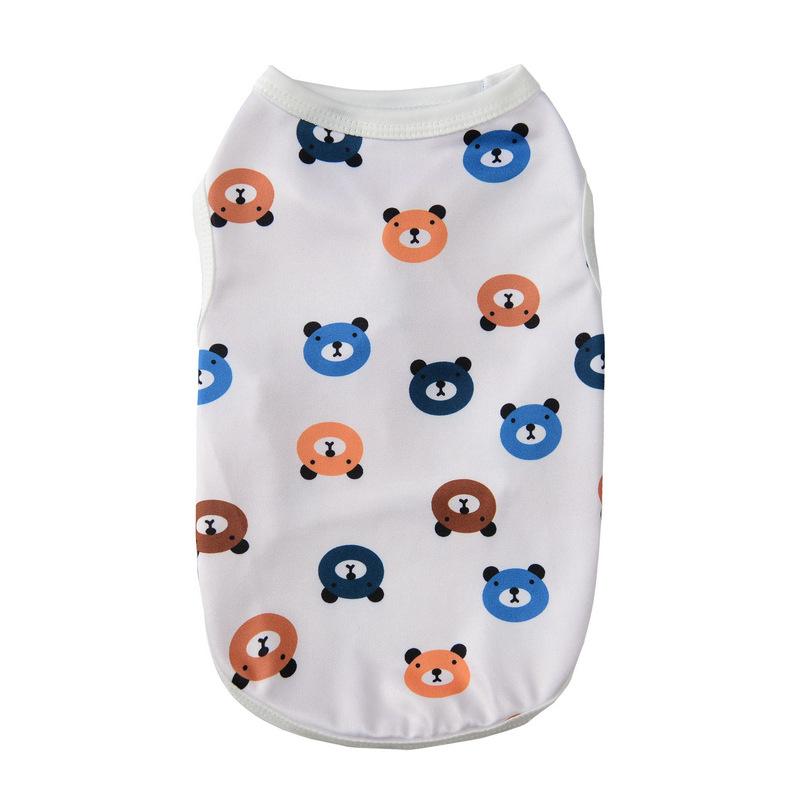 Summer Pet Dog Thin Vest Cool Sunscreen Clothing Suitable for Small and Medium-sized Dog and Cat Clothing