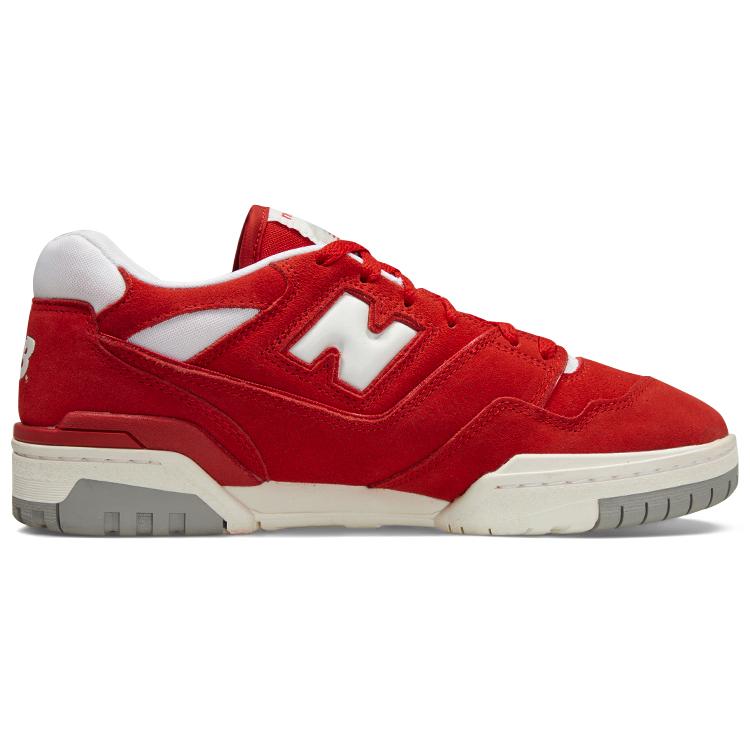 New Balance 550 Suede Pack Team Red