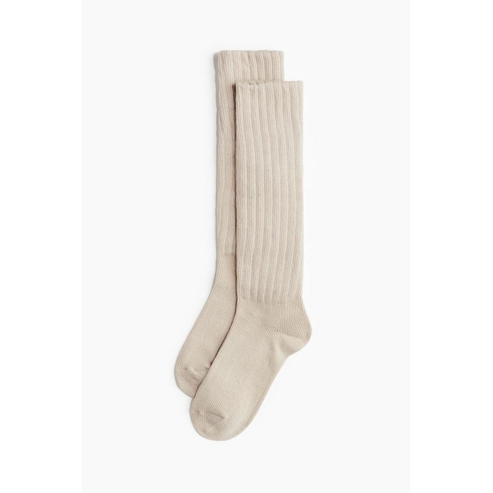 

H M tennis socks beige