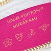 Louis Vuitton Borsetta Portachiavi X Takashi Murakami Tela Monogramma Multicolore/Bianca Portafogli da Donna M28388