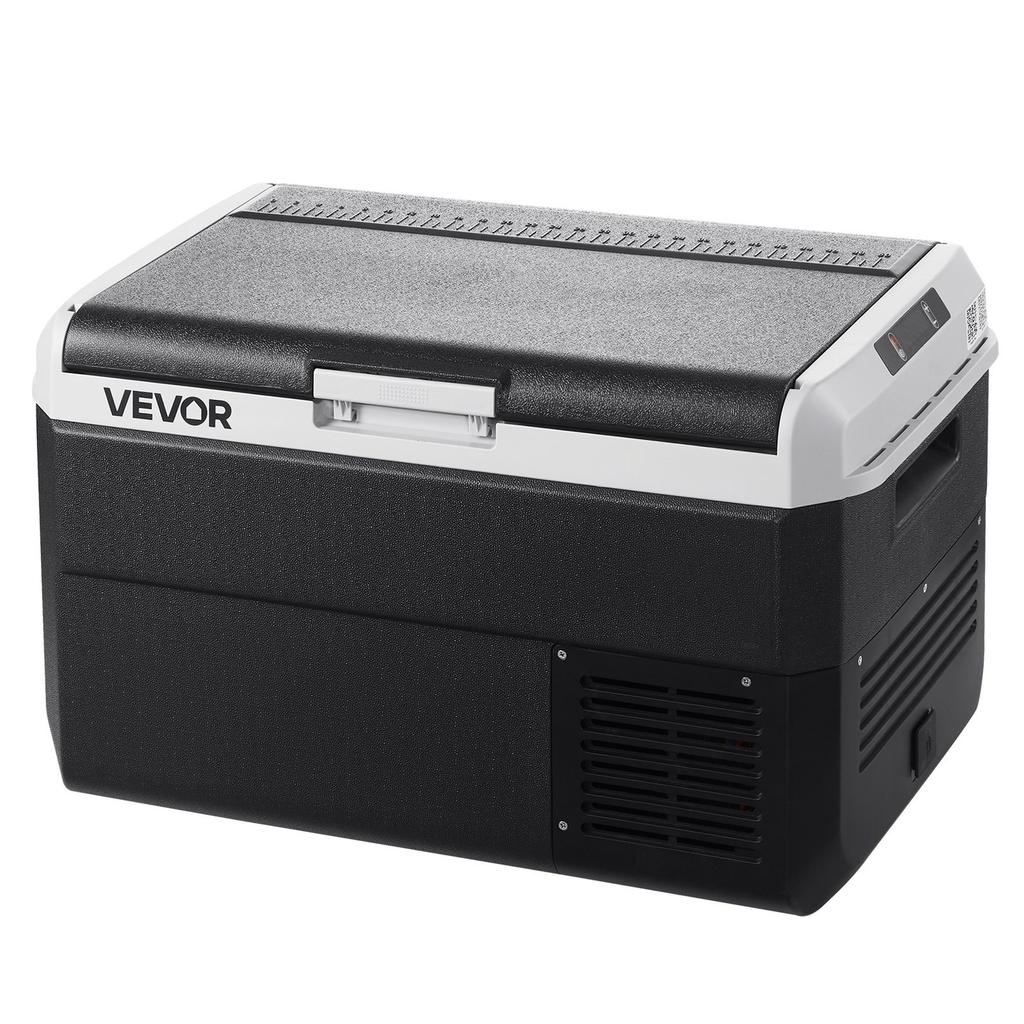 12 Volt Car Refrigerator, 40L Car Fridge, Portable Electric Cooler with -20 to 20 Adjustable Temperature, 12/24V DC and 100- 240V AC Compressor