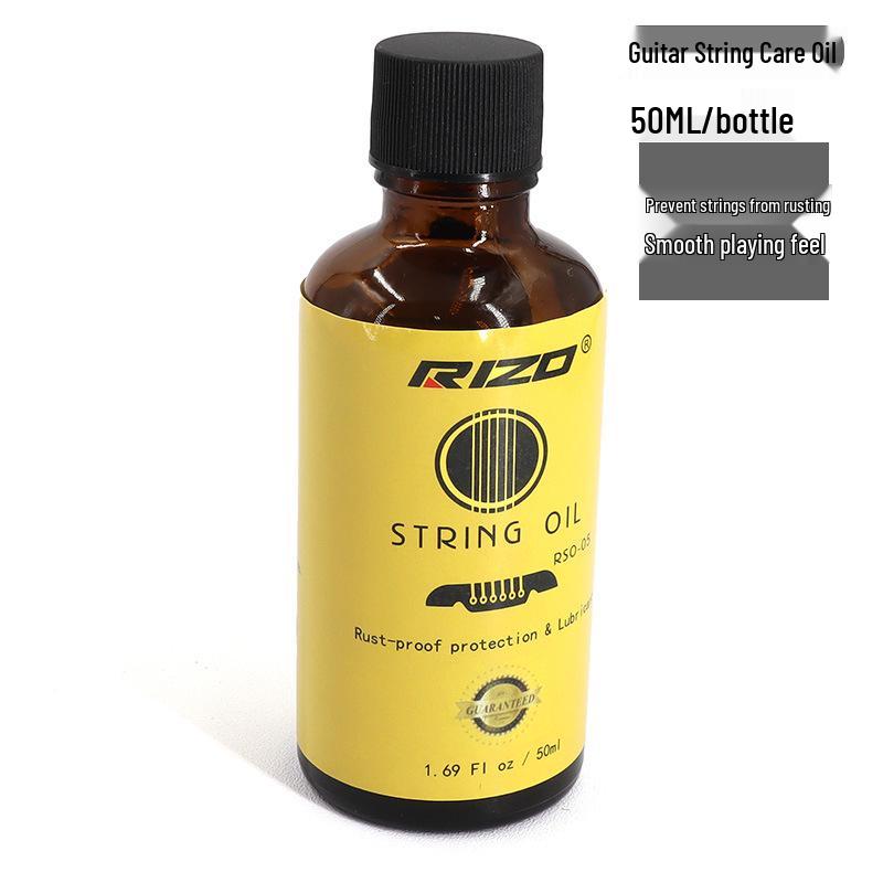 Guitar Care Set: Cleaner, String Rust Prevention, Fingerboard Lemon Oil, Rust Remover, Polishing & String Protector.